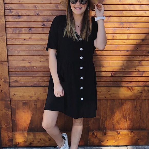 Amazon Dresses & Skirts - Babydoll Button Up Dress